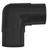 90 DEGREE ELBOW FOR 1 5/8 ROUND HANDRAIL MATTE BLACK