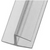 PVC SWEEP SMALL h FOR 10MM SHOWER DOOR