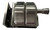 Magnetic Gate Lock with Key glass to post - Brushed Stainless