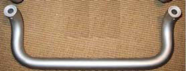 SOLID ALUMINUM 1 X 9" OFFSET COMMERCIAL DOOR HANDLE CLEAR ANODIZED