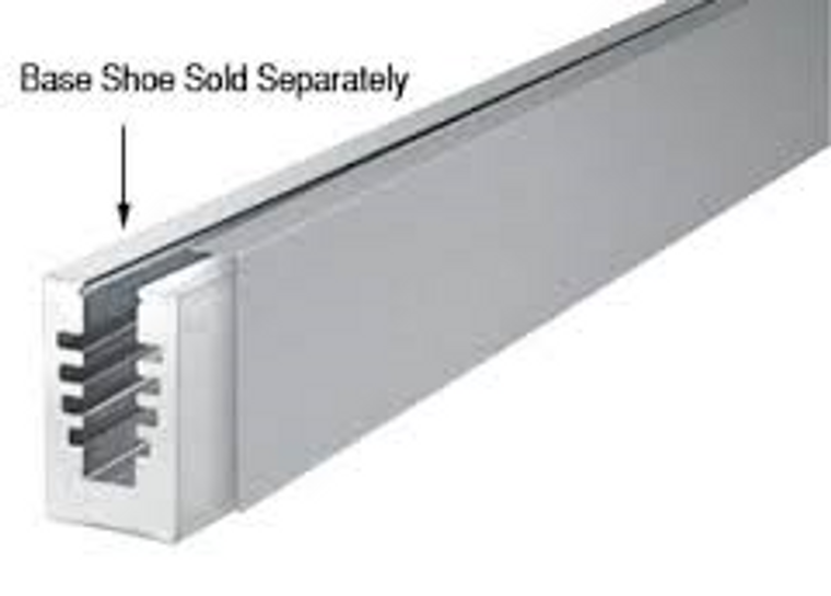 cladding for Aluminum base shoe - brushed stainl;ess finish - (can be powder coated at extra charge)