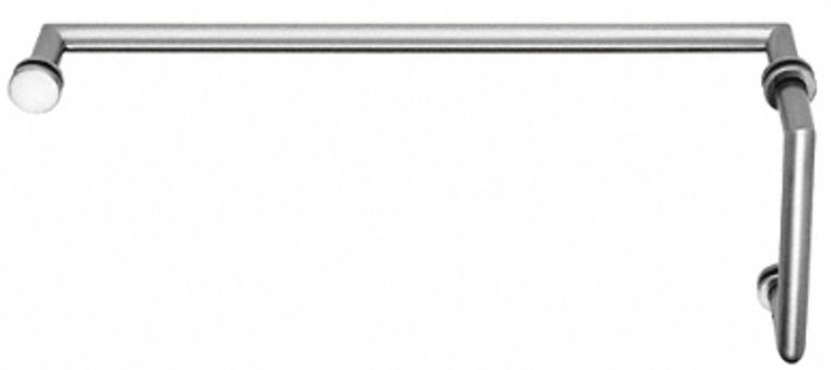 MITRED HANDLE & TOWEL BAR 8X18 CHROME