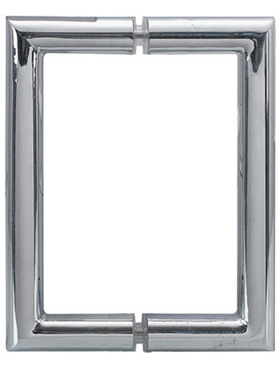 mitred shower handle 8X8 chrome