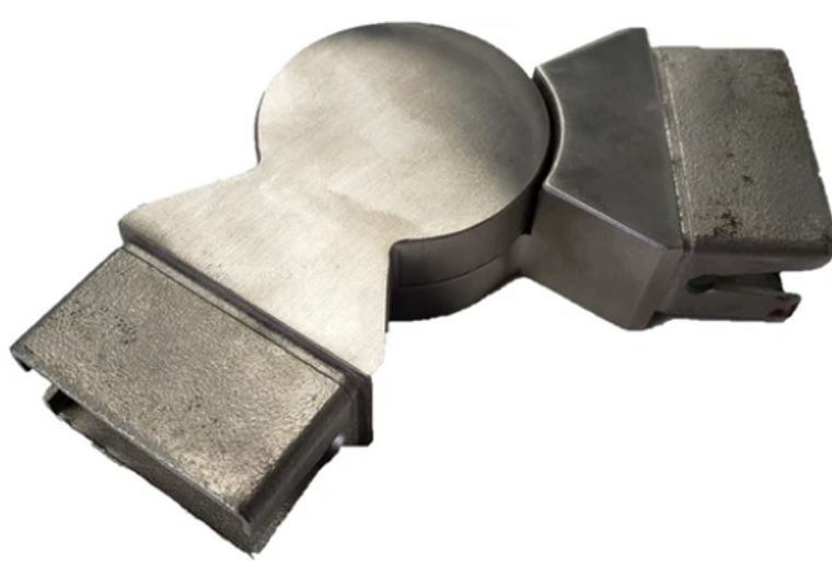 Adjustable Connector for  2x1 Rectangular Handrail Brushed Stainless