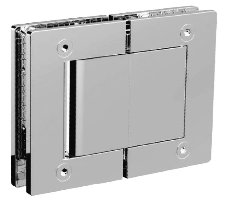 HYDRAULIC GATE HINGE 180 DEGREE NON HOLD OPEN BRUSHED STAINLESS