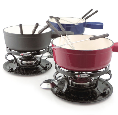 Lugano Cast Iron Fondue Set