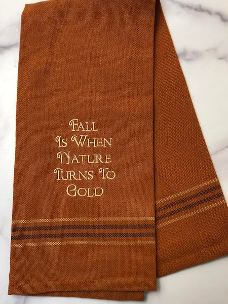 Fall Turns to Gold Towel