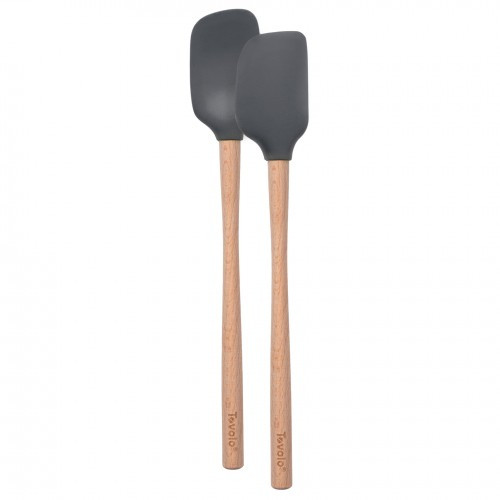 Tovolo FLEX-CORE All Silicone Spoonula, oyster gray