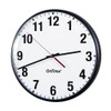 Inova ONT12DS-BK On-Time 12" Analog Clock - Double Sided