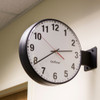 Inova ONT12DS-BK On-Time 12" Analog Clock - Double Sided