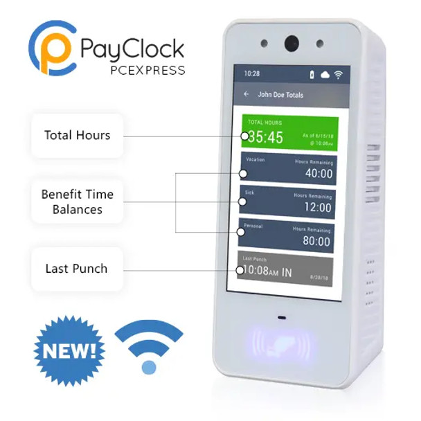 PCEXPRESS - Proximity Badge Employee Time Clock for Payclock Online PCEXPRESS - Proximity Badge Employee Time Clock for Payclock Online