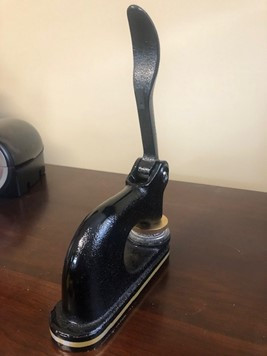 Cast Iron Seal Embosser - Long Reach Neck