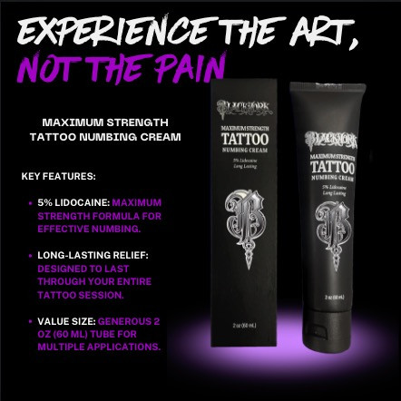 Blackwork  2oz. Numbing Cream (12 Pack)
