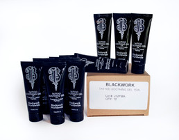 Blackwork Supply is pleased to announce the introduction of its pioneering soothing and healing gel specifically designed for the Tattoo and Permanent Make Up (PMU) markets. 