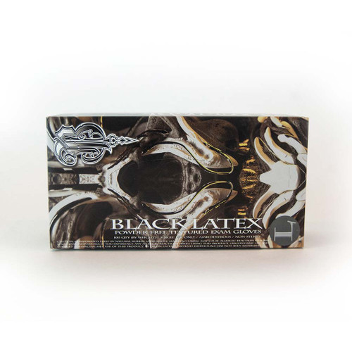 Black Latex Medical Grade Exam Gloves *BOX*
