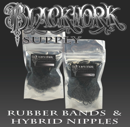Blackwork Hybrid Nipples 100ct