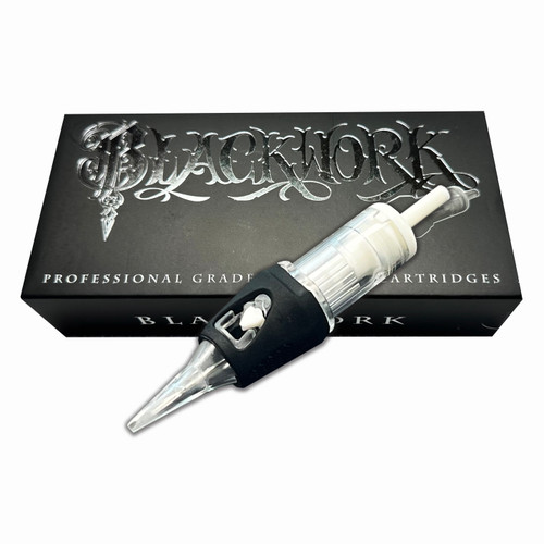 BLACKWORK CARTRIDGES- 4 SIZE BOLD LINER SAMPLE BOX - (#12 ROUND LINER, BOLD, LONG TAPER)