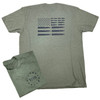 Bullet Flag Tee - Green (back & front chest)