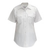 Women's Command Polyester PowerStretch Short Sleeve Shirt - White