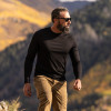 Tropos Baselayer Long Sleeve Shirt - Black - Model