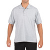 Tactical Jersey Short Sleeve Polo - Heather Gray (front)