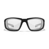 WX Boss - Clear Lens + Matte Black Frame (front)