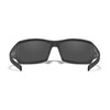 WX Twisted - CAPTIVATE™ Polarized Blue Mirror Lens + Matte Grey Frame (back)