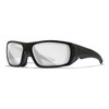 WX Enzo - Clear Lens + Matte Black Frame (angled)