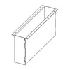 12" Accessory Pocket, 5.8" Deep for 3.3"W Section of Wide Consoles (isoview drawing)