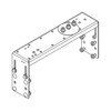 Universal Mounting Bracket for 12.5" Wide Consoles - Isoview Drawing