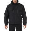 Valiant Duty Jacket - Black (front with storm flaps)
