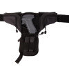 Select Carry Pistol Pouch - Charcoal - Open with Pistol