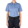 Women's Company Short Sleeve Shirt - Fire Med Blue (front)