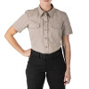 Women's Stryke Short Sleeve Shirt - Khaki (front)