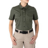 Women's Stryke Short Sleeve Shirt - TDU Green (front)