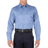 Men's Company Long Sleeve Shirt - Fire Med Blue (front)