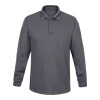 Men's Long Sleeve Impact Polo - Grey