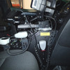 11″ Slide Out Locking Swing Arm with Low Profile Motion Device Adapter - Installed