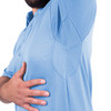 Men’s I.C.E.® Performance Long Sleeve Polo - Light Blue - Underarm Gusset