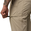 Men's Regular Fit Apex Softshell 5K Cargo Pant - Khaki - Pocket Zipper