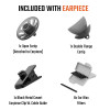 N-ear 360® Flexo Radio Earpiece w. Braided Fiber - Included Components