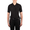 Women's Short Sleeve Polyester Supershirt® - Black