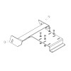 1-Piece Front Hump Mounting Bracket (C-B69) (isoview drawing)