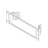 1-Piece Equipment Mounting Bracket (C-EB25-MA5-1P) (isoview drawing)