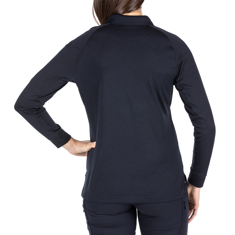 blauer women's long sleeve performance pro polo shirt 8144w