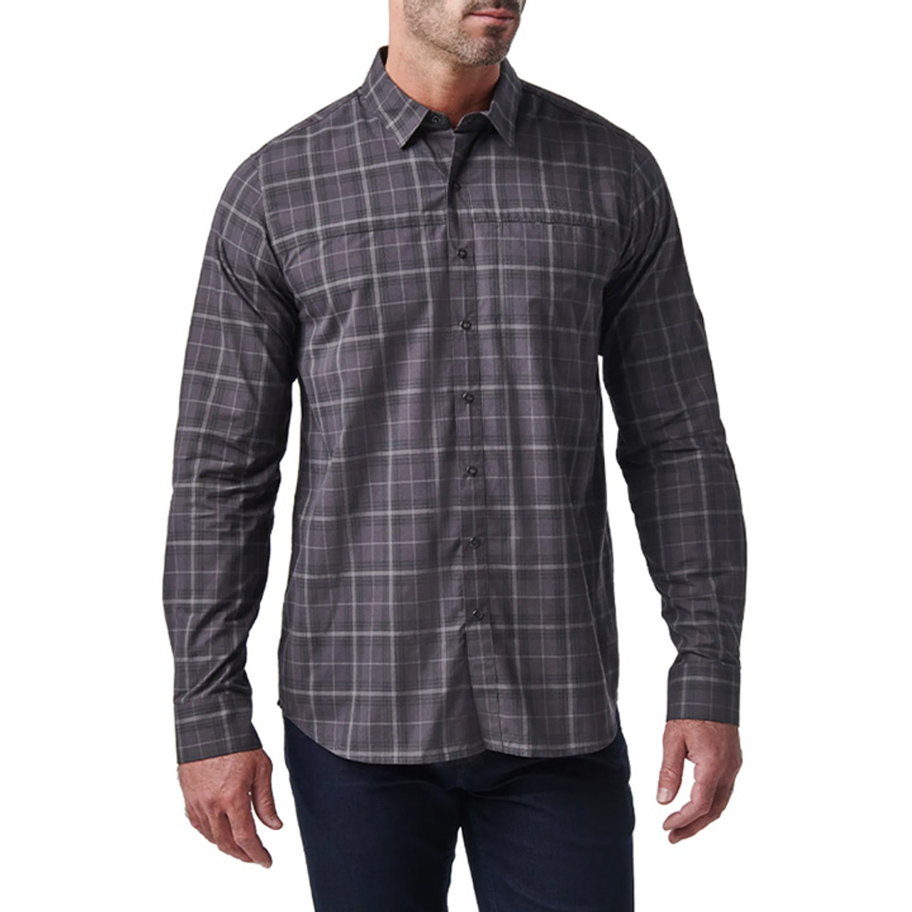 5.11 Igor Plaid Long Sleeve Shirt - Parr Public Safety