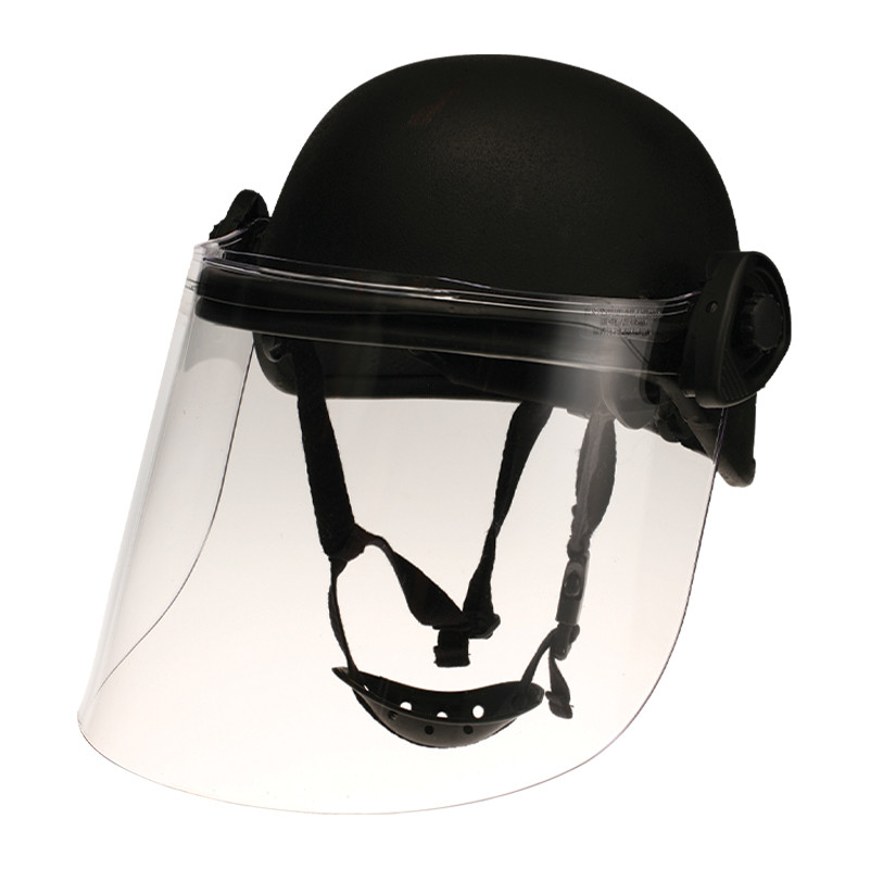 実物PAULSONフェイスシールド米警察装備CAGE CODE12858 B23 Paulson® DK5-H.150 Riot Faceshield - Parr Public Safety
