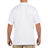 Tactical Jersey Short Sleeve Polo - Uniform White (back)