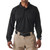 Performance Long Sleeve Polo - Black (front) Performance Long Sleeve Polo - Black (front)