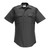 Men's Command 100% Polyester Short Sleeve Shirt with Zipper - Black Men's Command 100% Polyester Short Sleeve Shirt with Zipper - Black